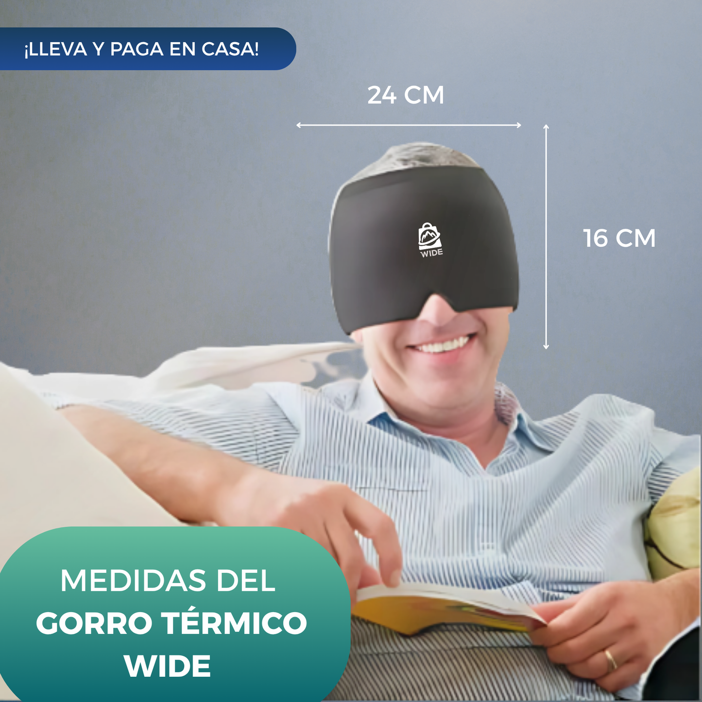 Gorro Térmico - Dolor de Cabeza y Migraña