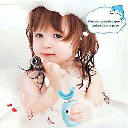 Cepillo de Dientes En Forma De U Eléctrico Para Niños