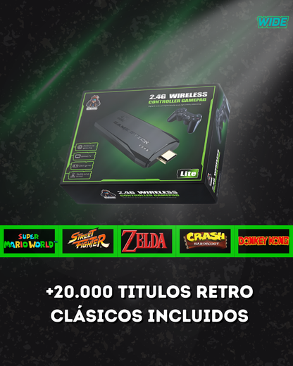Consola Retro Game Stick +20.000 Videojuegos